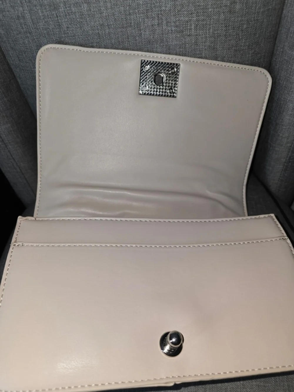 Badgley Mischka Quilted Chain-Handle/Strap Shoulder Bag